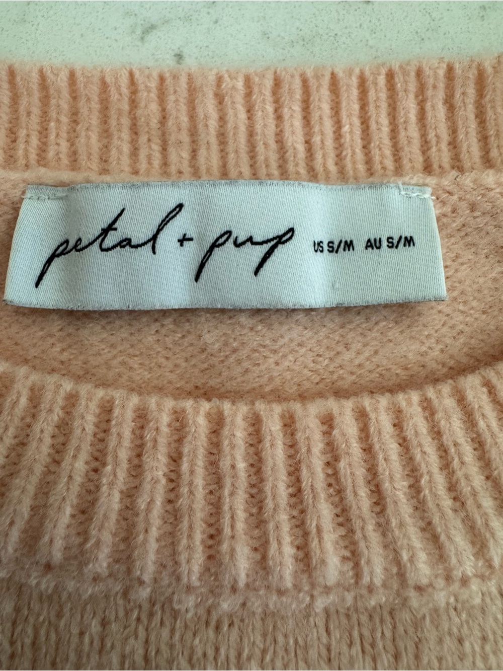 Petal & Pup Pink Floral Crew Neck Sweater - Picture 4 of 5